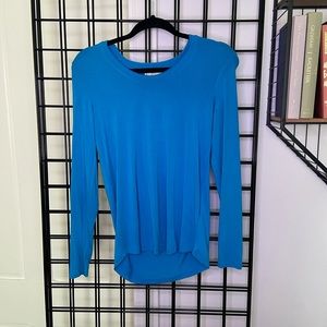 Michael Kors blue long sleeve tee